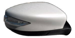 2013-2018 Nissan Altima White Power Door/Side View Mirror - Right (Passenger) (Used OEM)