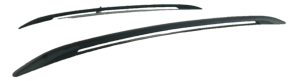 2006-2010 Jeep Commander Black Textured Roof Luggage Rack Rails (Used OEM)