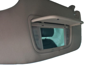 2015-2024 Ford Edge Beige Sun Visor without Garage Door Opener - Left (Driver) (Used OEM)