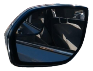 2013-2016 Hyundai Santa Fe Silver Power Door/Side View Mirror - Left (Driver) (Used OEM)