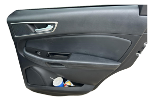 2019-2024 Ford Edge Black Door Interior Trim Panel - Rear, Right (Passenger) (Used OEM)