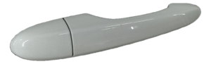 2014-2023 Jeep Cherokee White Exterior Door Handle - Rear, Right (Passenger) (Used OEM)