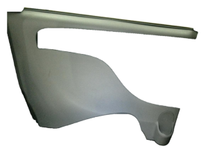 2011-2020 Dodge Grand Caravan Gray Door Interior Trim Panel with Power Windows and Locks - Rear, Left (Driver) (Used OEM)