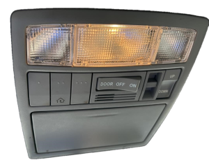2007-2011 Toyota Camry Gray Overhead Console Panel with Garage Door Opener (Used OEM)