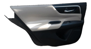 2016-2018 Nissan Altima Tan Door Interior Trim Panel - Rear, Left (Driver) (Used OEM)