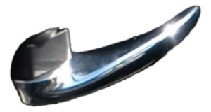 2015-2019 Nissan Murano Tan Chrome Interior Door Handle - Front, Left (Driver) (Used OEM)