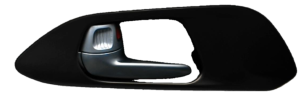 2017-2025 Chrysler Pacifica Black Interior Door Handle - Front, Left (Driver) (Used OEM)