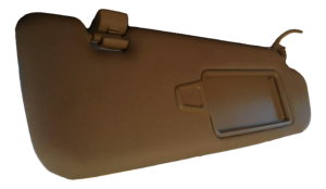 2011-2015 Hyundai Sonata Tan Sun Visor with Illuminated Vanity Mirror - Right (Passenger) (Used OEM)