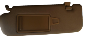 2011-2015 Hyundai Sonata Tan Sun Visor with Illuminated Vanity Mirror - Left (Driver) (Used OEM)