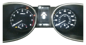 2017-2018 Hyundai Santa Fe Instrument Cluster with 4.2-Inch Super Vision Display (Used OEM)