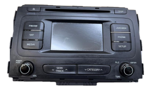 2015-2016 Kia Sedona AM/FM/CD/MP3/Satellite Audio Receiver (Used OEM)