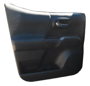 2016-2023 Toyota Tacoma Black Door Interior Trim Panel - Rear, Left (Driver) (Used OEM)