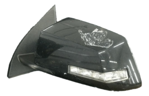 2009-2012 GMC Acadia Black Power Door/Side View Mirror - Left (Driver) (Used OEM)