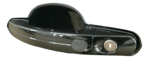 2013-2014 Ford C-Max Black Keyless Entry Exterior Door Handle - Front, Left (Driver) (Used OEM)