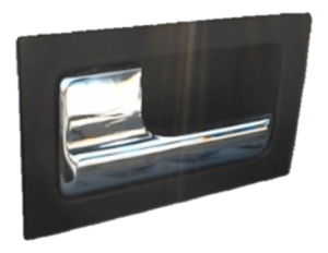 2010-2014 Lincoln Mark LT Gray Interior Door Handle - Front, Left (Driver) (Used OEM)