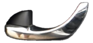 2014-2020 Nissan Rogue Black Interior Door Handle - Front, Left (Driver) (Used OEM)