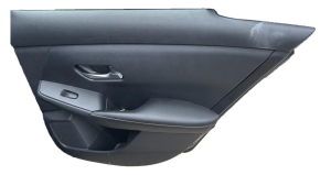 2020-2025 Nissan Sentra Black Door Interior Trim Panel - Rear, Right (Passenger) (Used OEM)