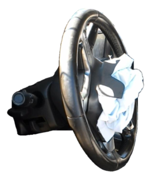 2017-2020 GMC Yukon XL Brown Tilt Steering Column Assembly with Cruise and Radio Controls (Used OEM)