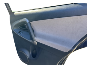 2006-2008 Toyota RAV4 Gray Door Interior Trim Panel - Rear, Right (Passenger) (Used OEM)