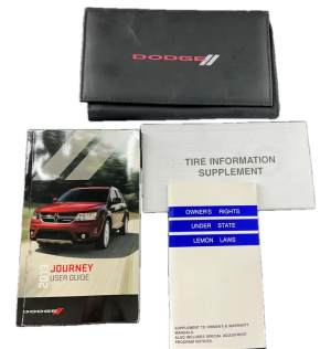 2013 Dodge Journey Owners Manual (Used OEM)