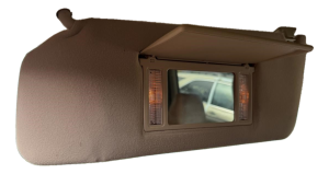 2004-2008 Ford F-150 Tan Illuminated Sun Visor without Garage Door Opener - Left (Driver) (Used OEM)