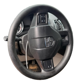 2011 Dodge Grand Caravan Black Tilt and Telescopic Steering Column with Cruise and Radio Controls (Used OEM)
