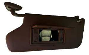  Fiat Freemont Black Sun Visor with Garage Door Opener and Illuminated Vanity Mirror - Left (Driver) (Used OEM)