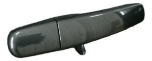 2010-2017 Chevrolet Equinox Gray Exterior Door Handle Assembly - Rear, Right (Passenger) (Used OEM)
