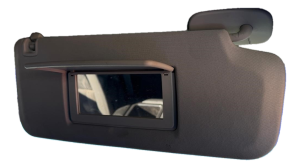 2007-2010 GMC Sierra Gray Sun Visor without Illuminated Vanity Mirror - Right (Passenger) (Used OEM)