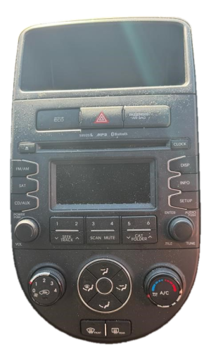 2012-2013 Kia Soul Manual Temperature Control Module with Heated Seats and Wiper De-icer (Used OEM)