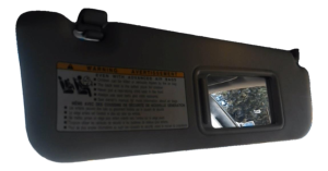 2010-2011 Lexus ES350 Gray Illuminated Sun Visor - Right (Passenger) (Used OEM)