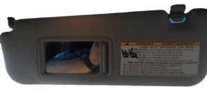 2010-2011 Lexus ES350 Gray Illuminated Vanity Mirror Sun Visor - Left (Driver) (Used OEM)