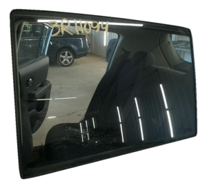 2007-2012 Nissan Versa Door Window Glass - Rear, Left (Driver) (Used OEM)