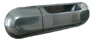 2003-2005 Lincoln Aviator Black Exterior Door Handle - Rear, Right (Passenger) (Used OEM)