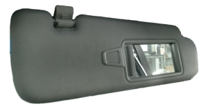 2011-2014 Hyundai Sonata Gray Sun Visor with Vanity Light - Right (Passenger) (Used OEM)