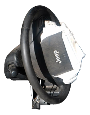 2006 Jeep Wrangler Black Tilt Steering Column with Cruise Control (Used OEM)