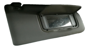 2007-2011 Volvo S40 Gray Sun Visor with Illuminated Vanity Mirror - Right (Passenger) (Used OEM)