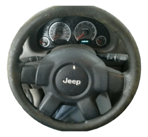 2003-2005 Jeep Wrangler Gray Tilt Steering Column with Key (Used OEM)