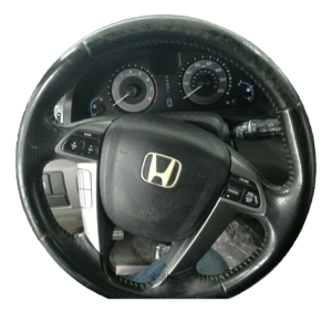 2011-2013 Honda Odyssey Black Tilt and Telescopic Steering Column with Cruise and Radio Controls (Used OEM)