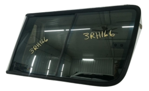 1986-1997 Ford Aerostar Gray Sliding Door Glass Assembly - Rear, Right (Passenger) (Used OEM)