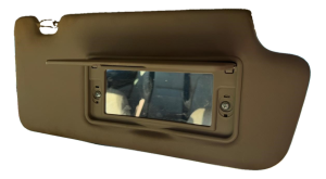 2012-2015 Honda Civic Tan Sun Visor without Illuminated Vanity Mirror - Right (Passenger) (Used OEM)