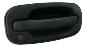 2001-2007 Chevrolet Silverado 3500 Black Textured Exterior Door Handle - Front, Right (Passenger) (Used OEM)
