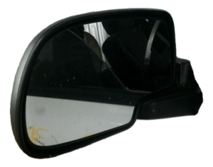 2005-2007 Chevrolet Silverado 3500 Black Manual Door/Side View Mirror - Left (Driver) (Used OEM)