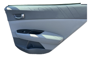 2016-2020 Kia Optima Gray Door Interior Trim Panel with Power Windows and Locks - Rear, Right (Passenger) (Used OEM)