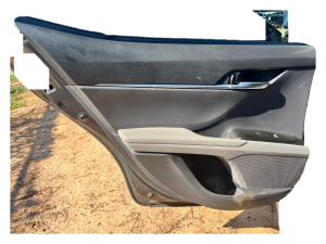 2018-2024 Toyota Camry Gray Door Interior Trim Panel - Rear, Left (Driver) (Used OEM)