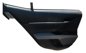 2018-2024 Toyota Camry Gray Door Interior Trim Panel with Power Windows and Locks - Rear, Left (Driver) (Used OEM)