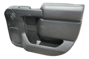 2020-2024 GMC Sierra 2500 HD Black Door Interior Trim Panel - Rear, Right (Passenger) (Used OEM)