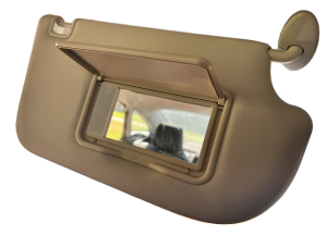 2013-2018 Ford Focus Black Illuminated Sun Visor - Right (Passenger) (Used OEM)