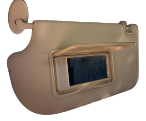 2013-2018 Ford Focus Black Illuminated Sun Visor - Left (Driver) (Used OEM)