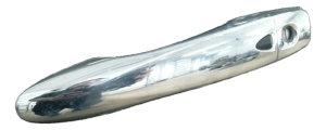 2014-2020 Nissan Rogue Chrome Exterior Door Handle Assembly - Front, Left (Driver) (Used OEM)